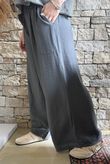 Basso Shirring Wide Leg Pant Charcoal